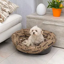 Подушка та пластиковий лежак для собак та котів Ferplast SOFA' (FR70222999) - мініатюра 4