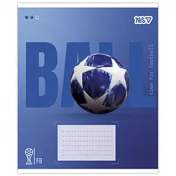 Набір зошитів Yes Ball А5 18 аркушів у лінію 25 шт. (768680) - мініатюра 4