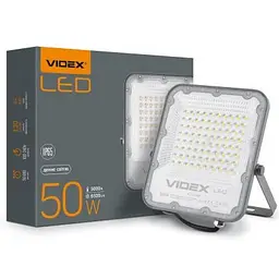 Прожектор Videx LED PREMIUM VIDEX F2 50W 5000K (VL-F2-505G) - мініатюра 3