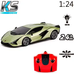 Машинка на радіокеруванні KS Drive 1:24 Lamborghini Sian Green (124GLSG) [113412] - мініатюра 6