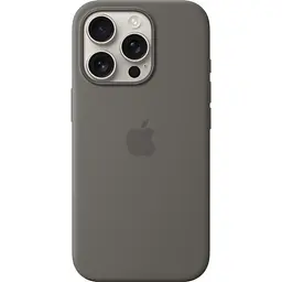 Чохол Silicone Case with MagSafe для Apple iPhone 16 Pro Stone Gray AAA [119567] - мініатюра 2