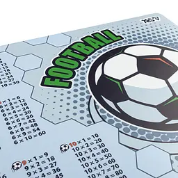 Підкладка для столу Yes Football Таблиця множення сіра (492377) - мініатюра 2