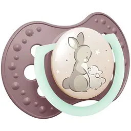 Пустушка силіконова динамічна LOVI Night&Day Girl 0-6 місяців 2 шт. (22/913_newgirl) - мініатюра 2