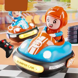 Ігровий набір машинок на радіокеруванні T36 Bumper Car (2pcs) Red / Blue - мініатюра 2