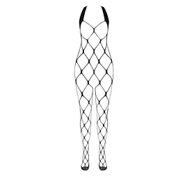 Бодістокінг в дуже велику сітку Passion BS091 black з доступом One size - мініатюра 3