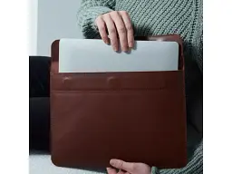 Чохол для ноутбука InCarne Klouz MacBook Air 15 2023-2025 (класична шкіра) коричневий (klouz-brown-air-15) - мініатюра 3