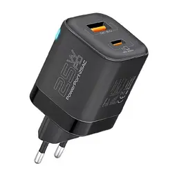 Зарядний пристрій Promate USB-C + USB-A (powerport-25ac.black) - мініатюра 9