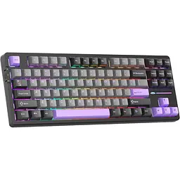 Клавіатура MageGee Light 87 Wireless Blue Whale Switch Dark Purple (6971969728721-UA) [164294] - мініатюра 3