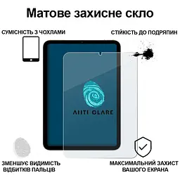Скло захисне BeCover Matte Anti-Glare Apple iPad Mini 7 2024 (713703) - мініатюра 3
