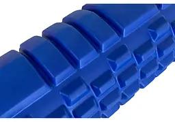 Масажний ролик EasyFit Grid Roller 33 см v.1.1 Синій (EF-2020a-BL) - мініатюра 3