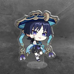 Акрилова колекційна фігурка Chibi Геншин Імпакт - Genshin Impact (Мандрівник Скарамуччі) 3 10 см - мініатюра 2