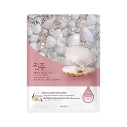 Маска тканинна для обличчя Esfolio Pearl essence mask sheet з перлинами