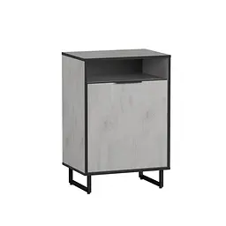 Тумба Moreli Forte F-0003 у стилі Loft 550х814х400 мм Бетон Тефра