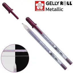 Ручка гелева Sakura Metallic Вишневий - мініатюра 2
