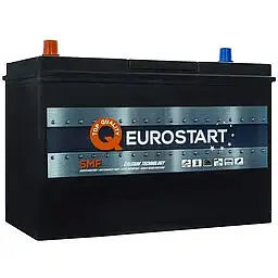 Автомобільний акумулятор EUROSTART 6СТ-115Ah Аз Asia 1050A (EN) 615738105 - мініатюра 2
