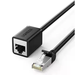 Патч-корд 0.5м F/UTP cat 6 RJ-45 extension black Ugreen (U_11278)