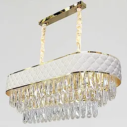Овальна кришталева люстра Art 88205/80*35WH - мініатюра 9