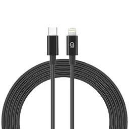 Кабель ArmorStandart AMQGJ2BL Lightning to USB-C Cable 1.2m black (ARM64374) - мініатюра 1