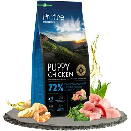 Сухий корм для цуценят та юніорів всіх порід Profine Puppy Chicken and Potatoes з куркою та картоплею 12 кг - мініатюра 2