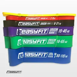 Гумові петлі EasyFit: набір 1-110 кг (6 шт) - мініатюра 9