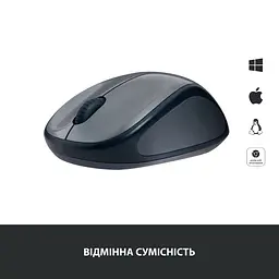 Бездротова миша Logitech M235 Wireless Grey (910-002201) - мініатюра 3
