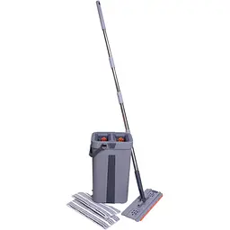 Комплект для прибирання Cleaning Products  Household швабра плоска та відро з віджимом HP-35015-20