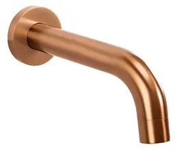 Душова система Rea Lungo brushed copper з виливом + BOX прихованого монтажу REA-P8810, Теплий захід сонця - мініатюра 3