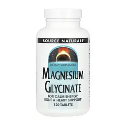 Магній гліцинат (хелатна форма), Magnesium Glycinate - 120 tabs
