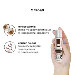 Охолоджувальний крем-змазка з кокосовим маслом System JO Silicone Free Hybrid Cooling, 30 мл - мініатюра 4