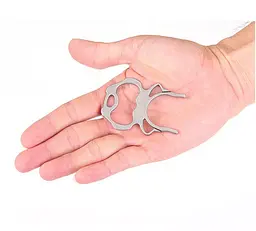 Міні-Мультитул NexTool (KT5014) BOTTLE OPENER Grin Bar, Сріблястий - мініатюра 6
