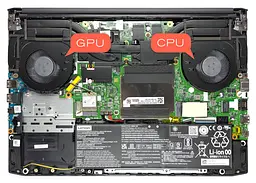 Вентилятор Lenovo (GPU fan) кулер для моделей ноутбука Gaming 3-15IHU6 82K1, 3-15ACH6 82K2 (5H40S20395) Оригінал FCN, 5V, 4pin - мініатюра 4