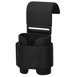 Гаки для тяги на зап'ястя RDX W5 Gym Hook Strap Black Plus (WAN-W5B+) - мініатюра 2