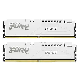 Оперативна пам'ять Kingston Fury 64GB (2x32GB) DDR5 6000MHz Beast White (KF560C36BWEK2-64)