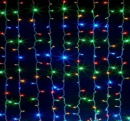Гірлянда штора 3х3м 360 LED Мульти - мініатюра 6