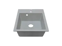 Кухонна мийка Adamant Brick 460x515x200 світло-сірий 000000463, Сірий - мініатюра 2