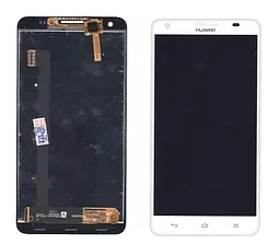 Матриця з тачскріном модуль для Huawei Honor 3X G750 білий