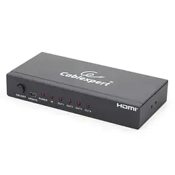 Сплиттер HDMI 1х4 разветвитель Cablexpert HDMI-4xHDMI - мініатюра 4