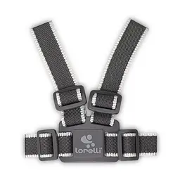 Дитячі віжки - повідець для малюків регульовані Baby Walk Safety Harness Lorelli сірий