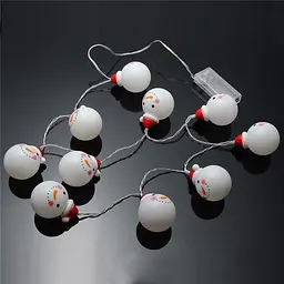 Гірлянда сніговички 10 LED - мініатюра 5