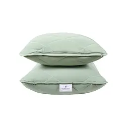 Набір ковдра з подушками Penelope - Colors in Comfort green зелений євро - мініатюра 7