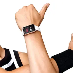Силіконовий ремінець Tamister для Xiaomi Mi Smart Band 7 Pro White - мініатюра 4