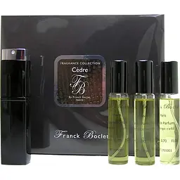 Набір Franck Boclet Cedre edp/20 мл + 3xrefill/20 мл парфумована вода