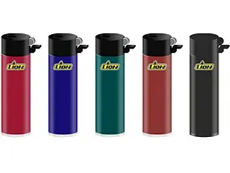 Запальничка Lion кишенькова багаторазова LP-9062 "Каучук" CR