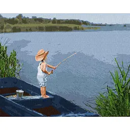 Картина за номерами "Перша рибалка" (Kho4930)