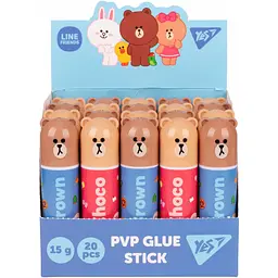 Клей-олівець PVP Yes Line Friends 15 г (320291) - мініатюра 3