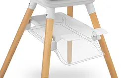 Стільчик для годування Caretero Bravo Grey - мініатюра 10