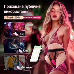 Смарт вібротрусики LoveSpouse Panties фіолетові — Вібратор з ремінцями - мініатюра 4