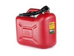 Каністра СИЛА пластик 20л HDPE для палива з лійкою