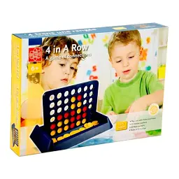 Настільна гра Edu-Toys Чотири в ряд пластикове ігрове поле 36х26 см різнокольорове - мініатюра 2