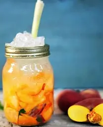 Саджанець Agro-Market Персик жовтий з яскравим рум'янцем Тропічний рай (Tropical paradise) (англійська селекція, преміальний високоврожайний сорт) (39930) 1 шт. в упаковці - мініатюра 2